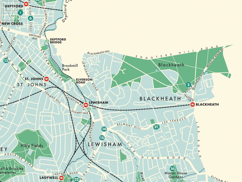 Lewisham Map
