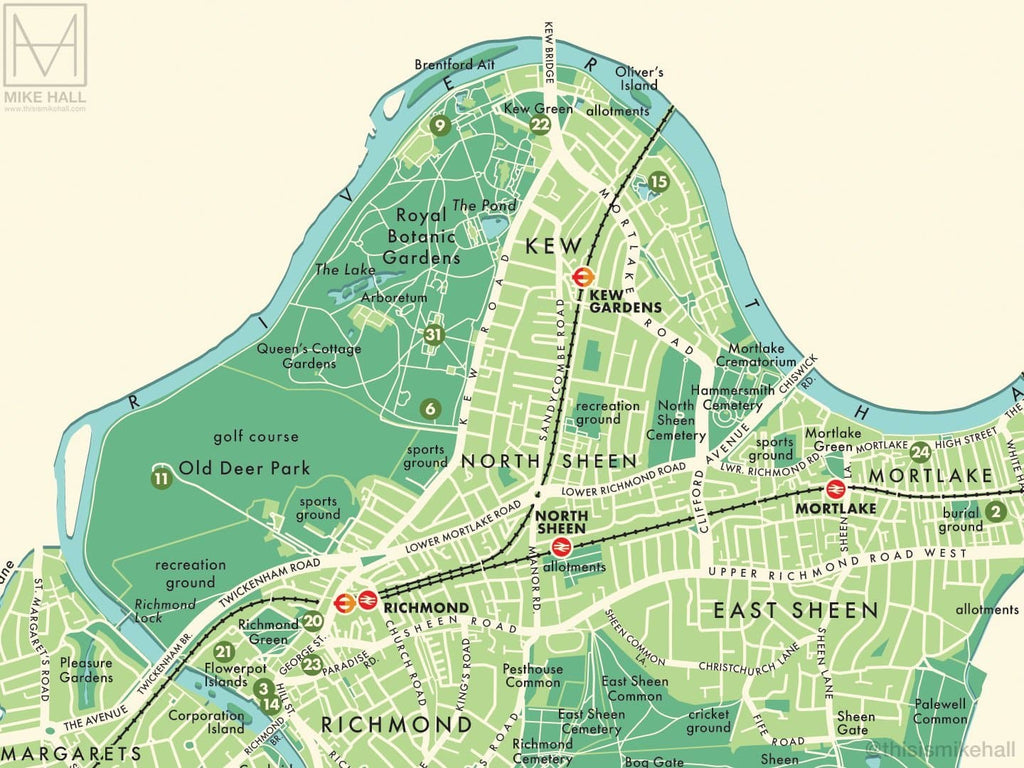 Richmond Upon Thames Map