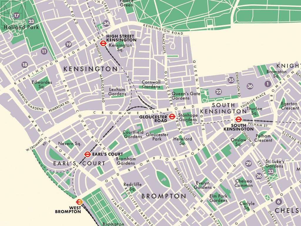 Kensington & Chelsea Map