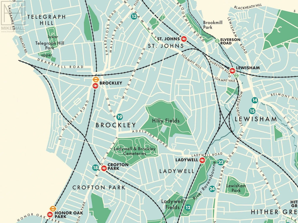 Lewisham Map