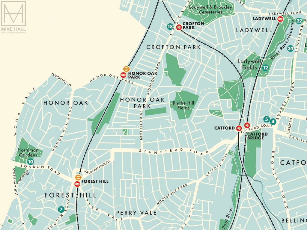 Lewisham Map