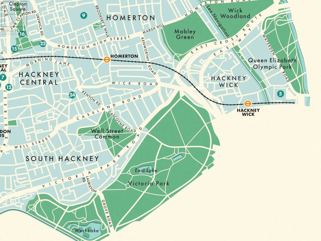 Hackney Map