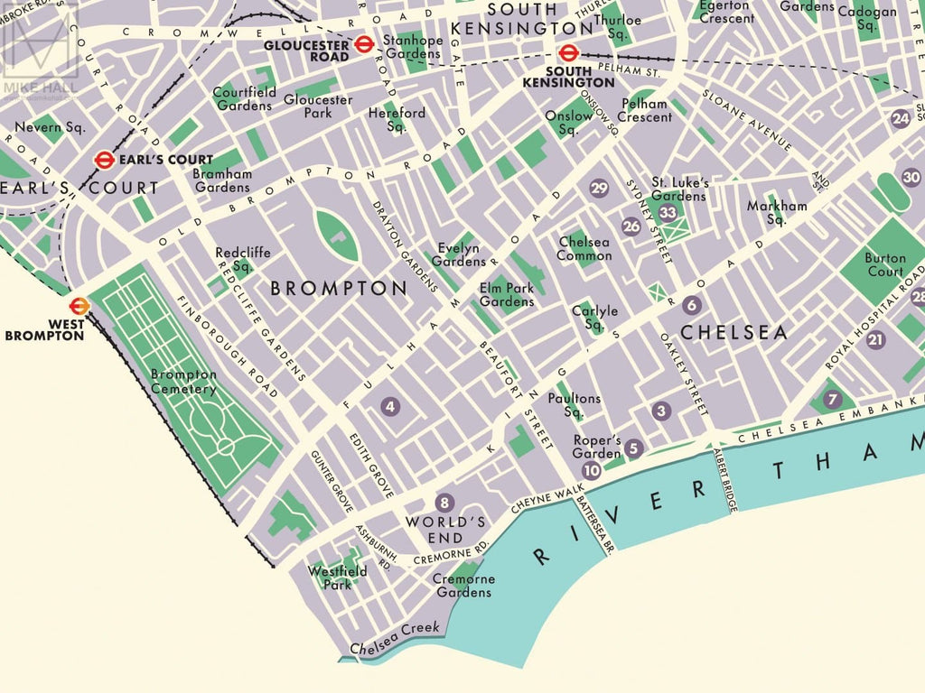 Kensington & Chelsea Map