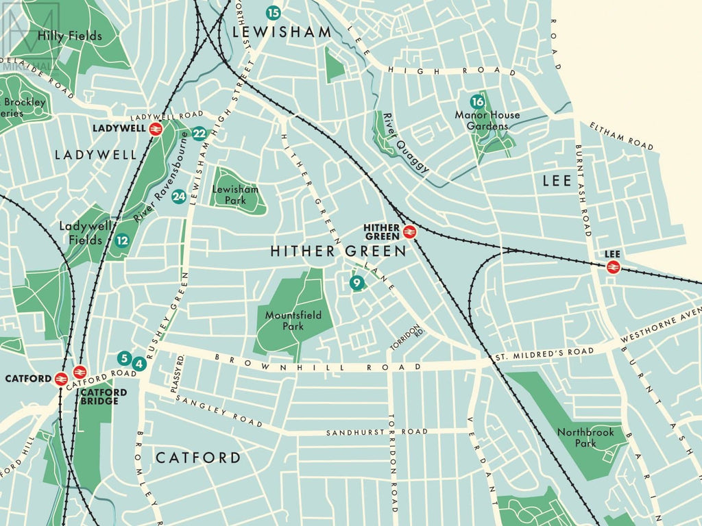 Lewisham Map
