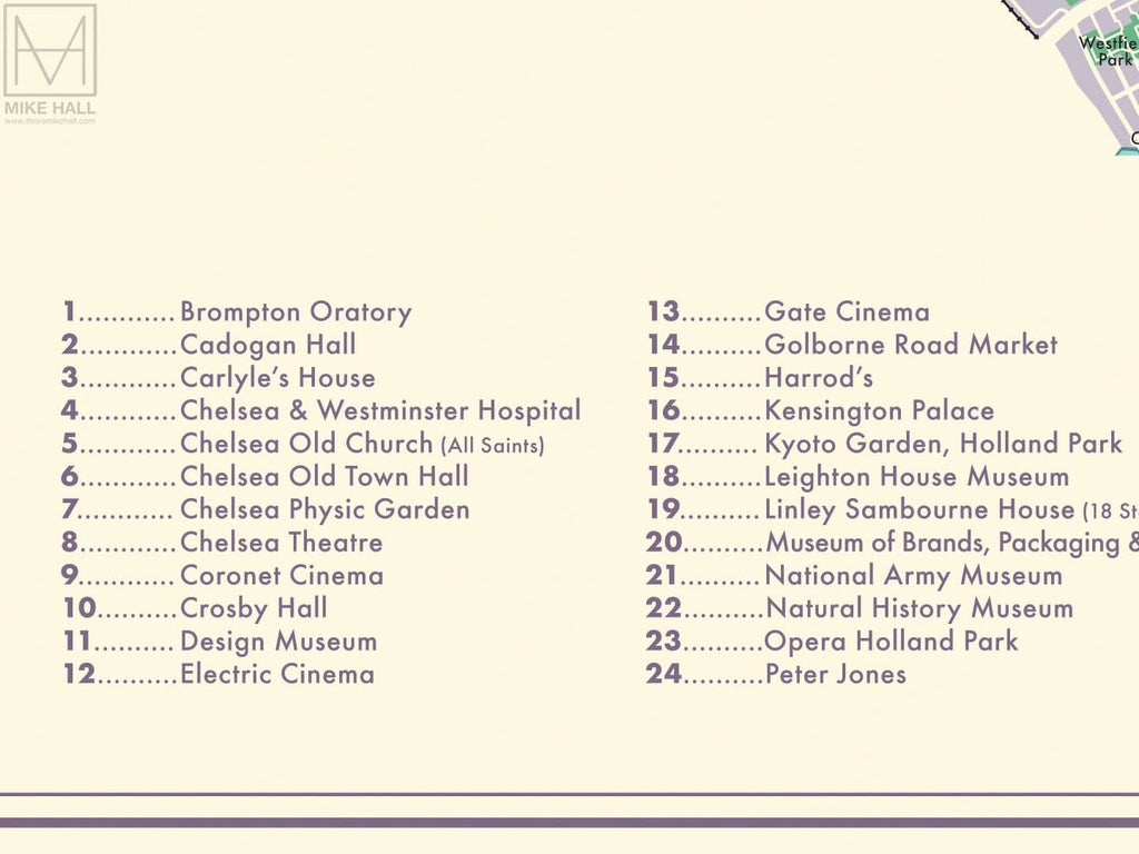 Kensington & Chelsea Map