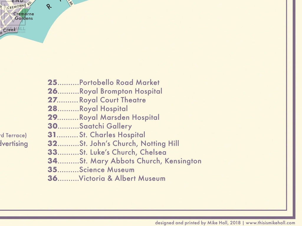 Kensington & Chelsea Map