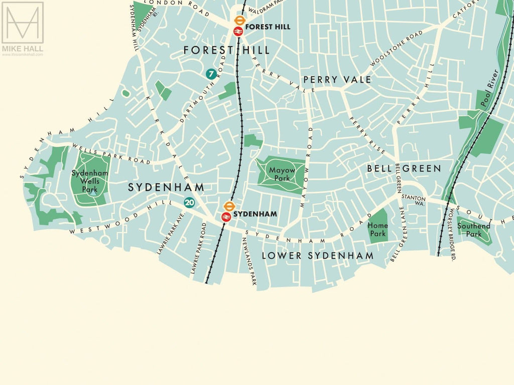 Lewisham Map