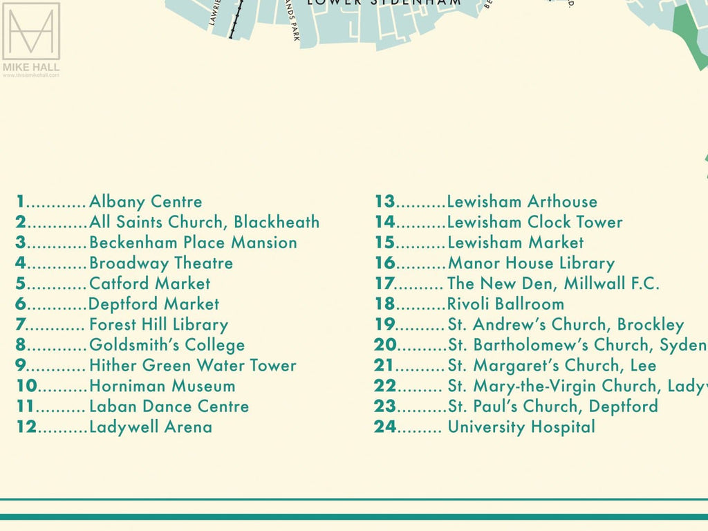Lewisham Map