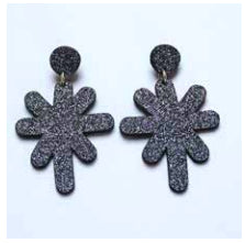 Magic Stardust Giant Drop Stud Earrings - Grey Jewellery - Earrings Kam Creates for We Built This City 3