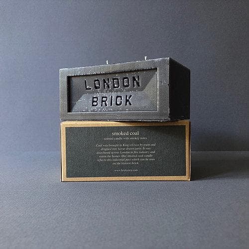 Brick Candle - Smoked Coal Homeware - Candles Brick Sixty for We Built This City 2