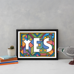 YES Art Typography Supermundane for We Built This City 4