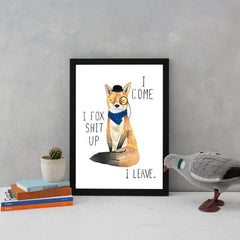 Fox Shit Up Art Humour Jolly Awesome for We Built This City 3