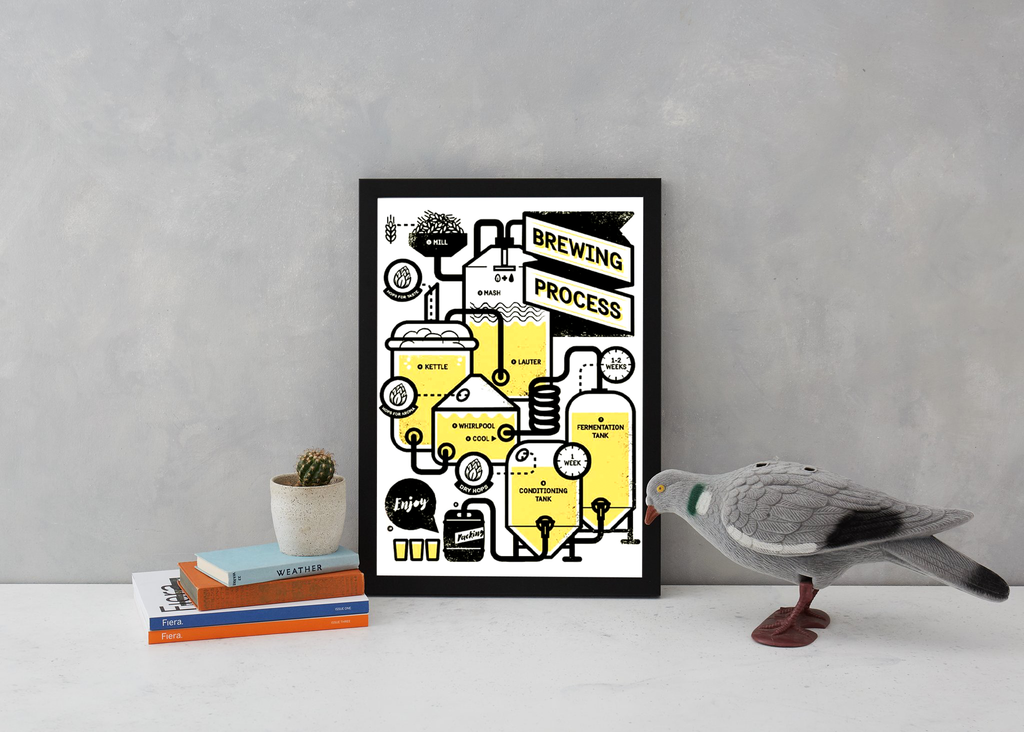 Brew Process Art Food and Drink Toucan Tango for We Built This City 2