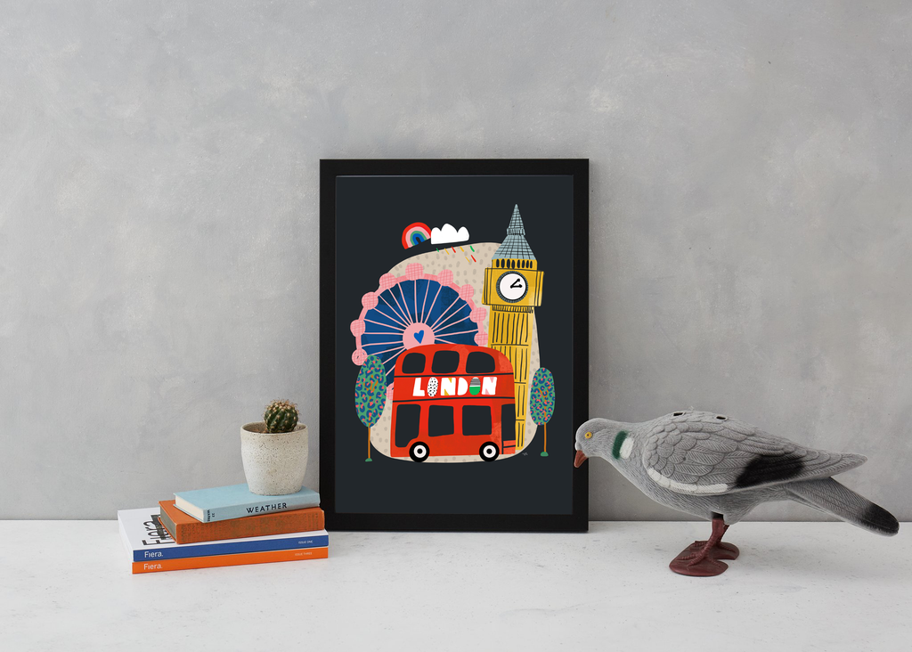 London City Night Art Landmark Nichola Cowdery for We Built This City 2