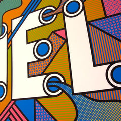 HELL Art Typography Supermundane for We Built This City 3