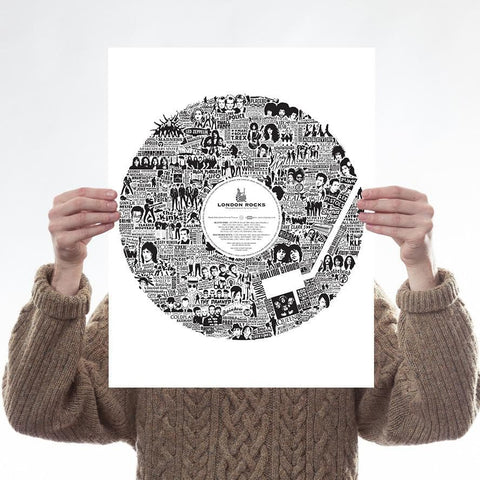 London Rocks Art Music nickprints for We Built This City 1