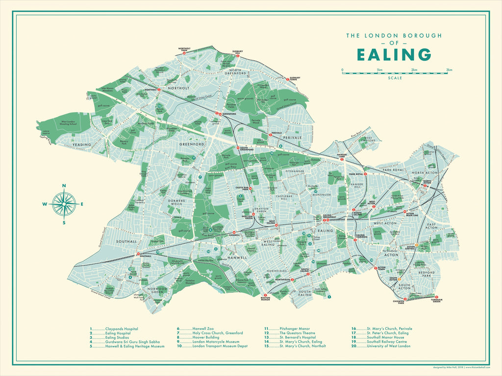 Ealing Map