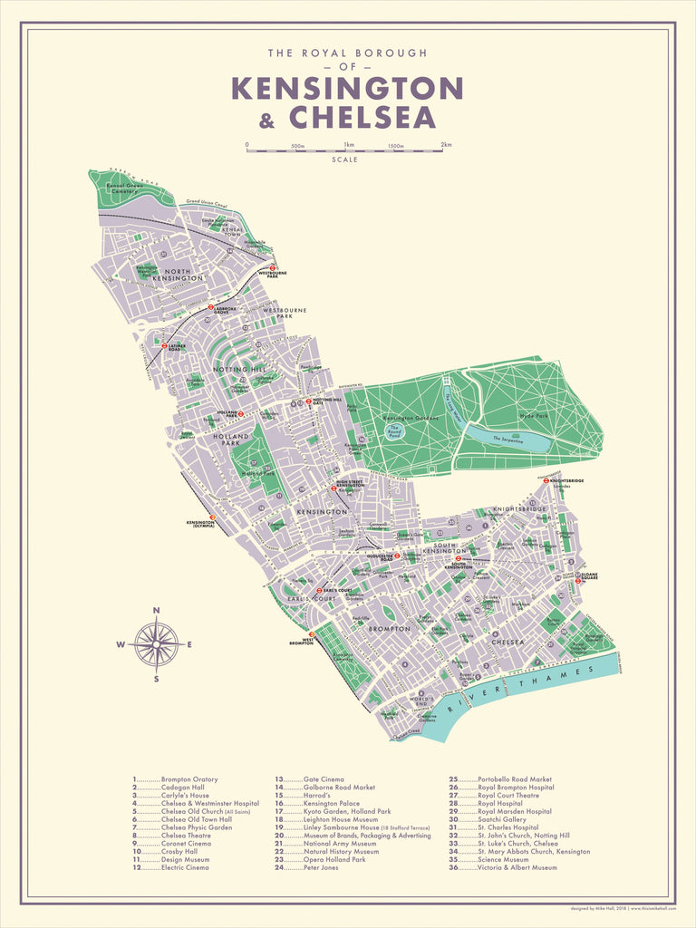 Kensington & Chelsea Map