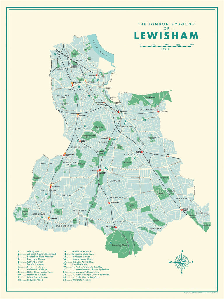 Lewisham Map