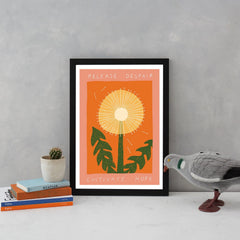 release despair cultivate hope garden flower sun orange happy positive vibes a3 lucy scott for We Built This City 2