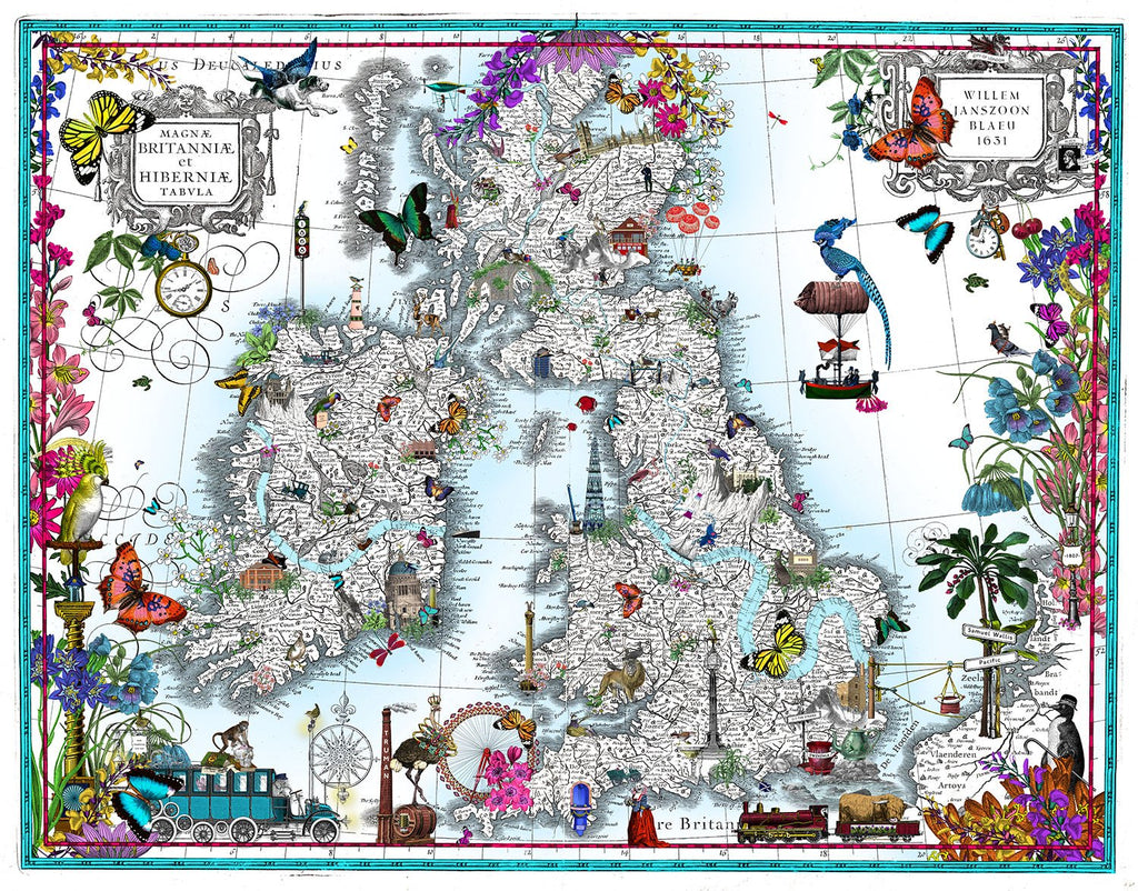 Taera Bretland - Blaeu British Isles