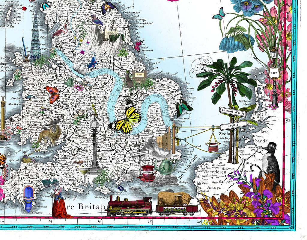 Taera Bretland - Blaeu British Isles