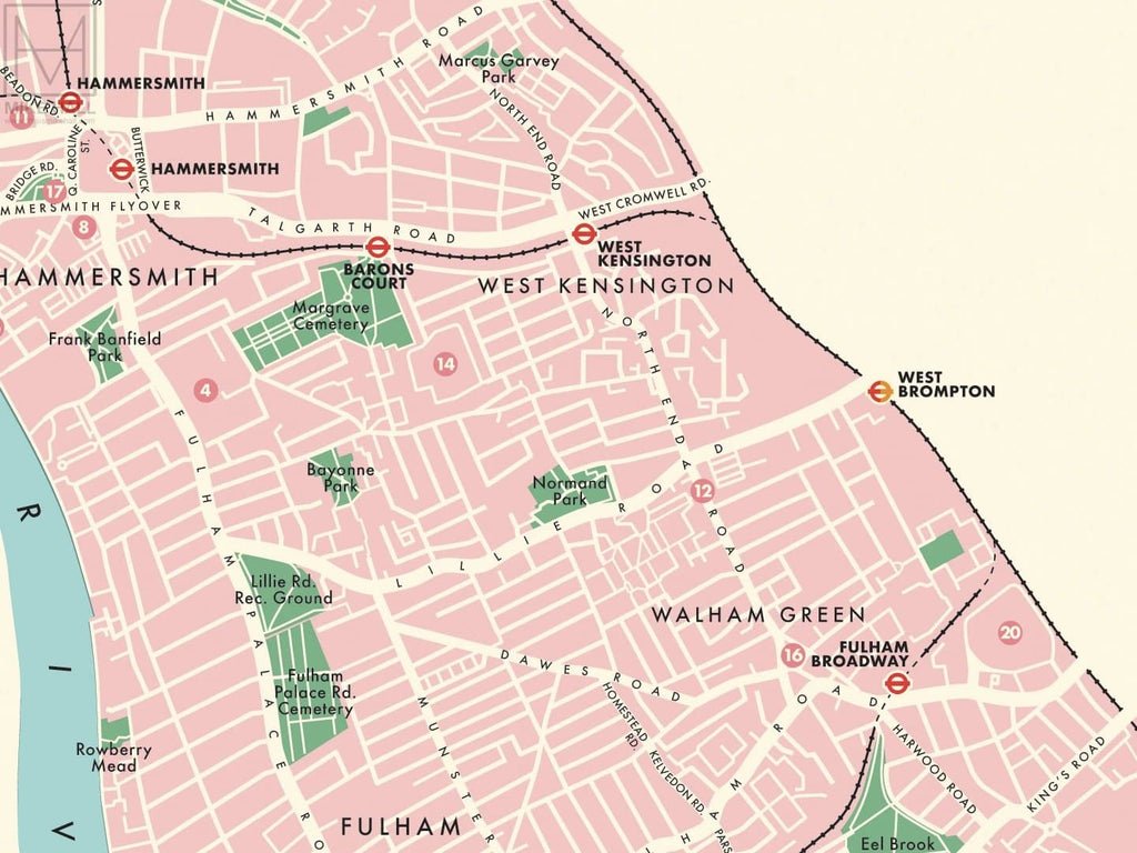 Hammersmith & Fulham Map
