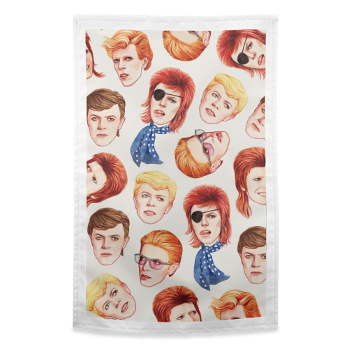 Fabulous Bowie Tea Towel Kitchen Textiles - Teatowels Helen Green for We Built This City 2