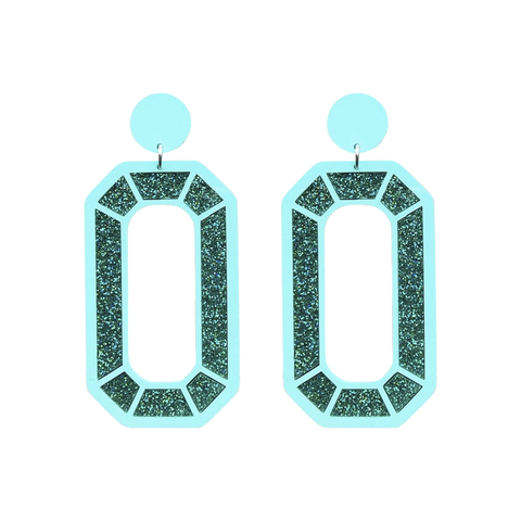 Mega Gem Earrings - Mint Jewellery - Earrings No Basic Bombshell for We Built This City 1