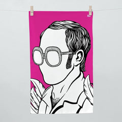 Icons Elton Tea Towel Kitchen Textiles - Teatowels Bold & Noble for We Built This City 2