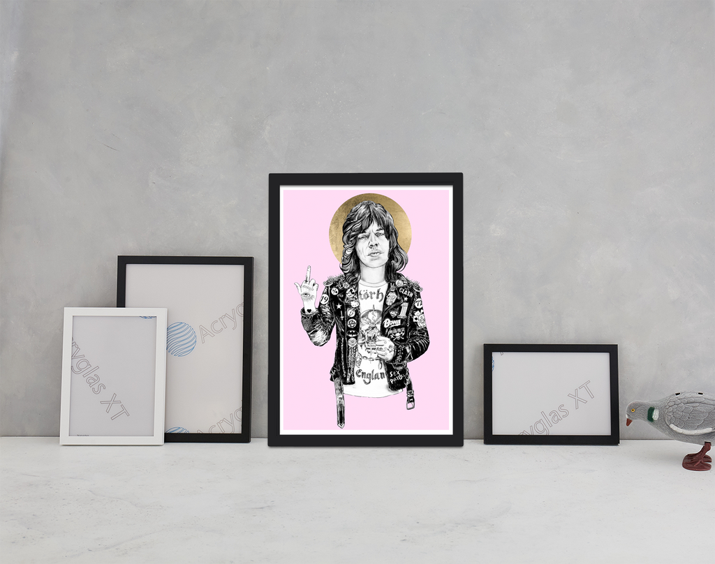 Saint Jagger (Pink) Art Music Rugman for We Built This City 2