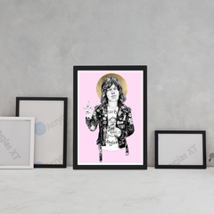 Saint Jagger (Pink) Art Music Rugman for We Built This City 2