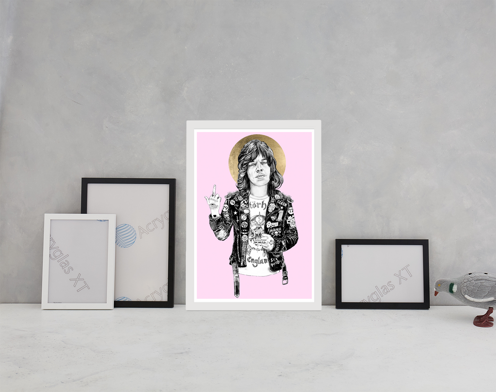 Saint Jagger (Pink) Art Music Rugman for We Built This City 3