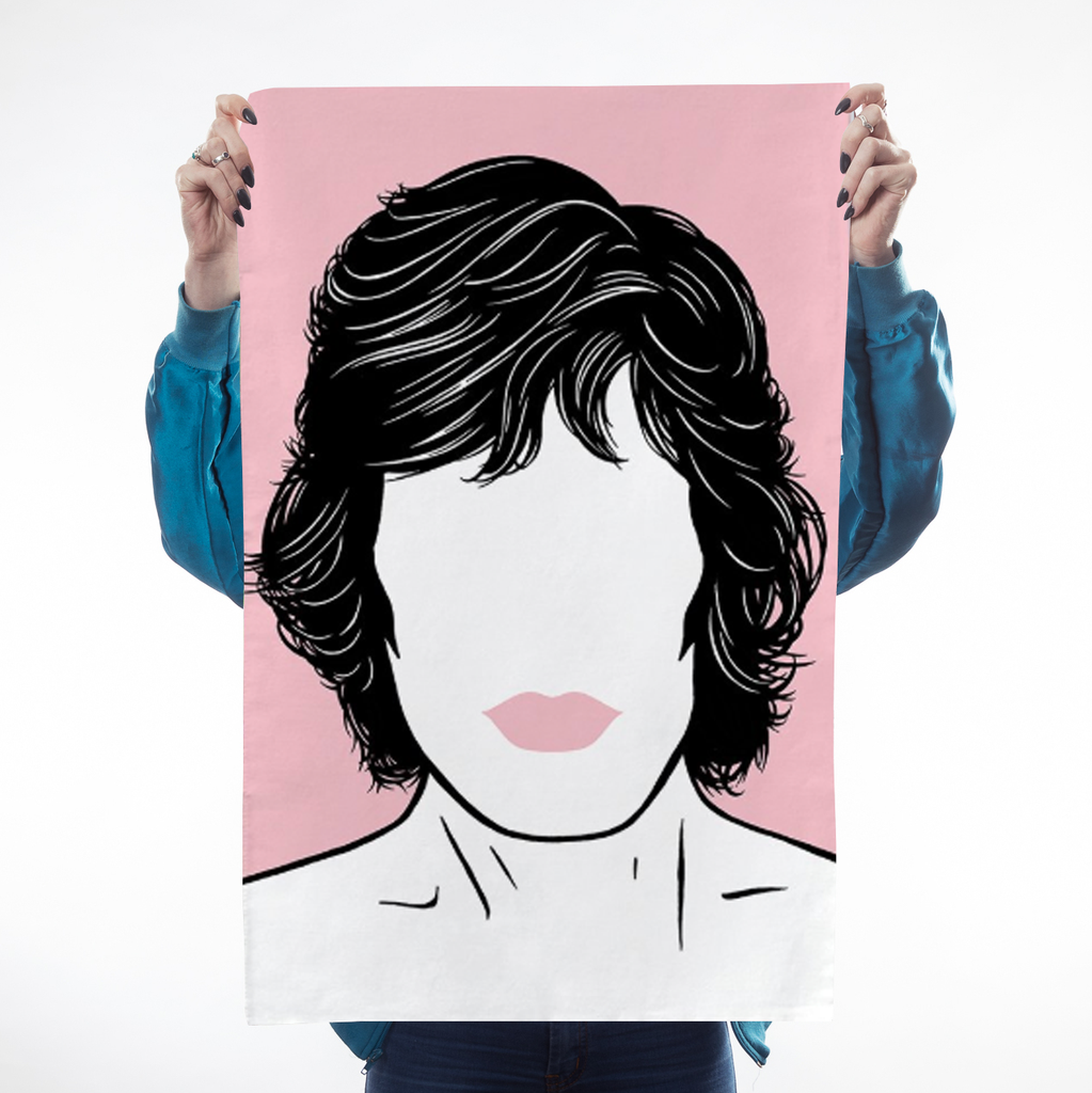 Icons Mick Tea Towel Kitchen Textiles - Teatowels Bold & Noble for We Built This City 1
