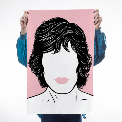 Icons Mick Tea Towel Kitchen Textiles - Teatowels Bold & Noble for We Built This City 1